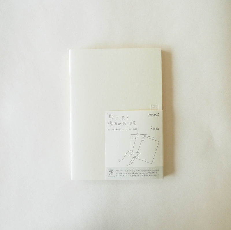 MD Notebook Light (Blank) - Set of 3