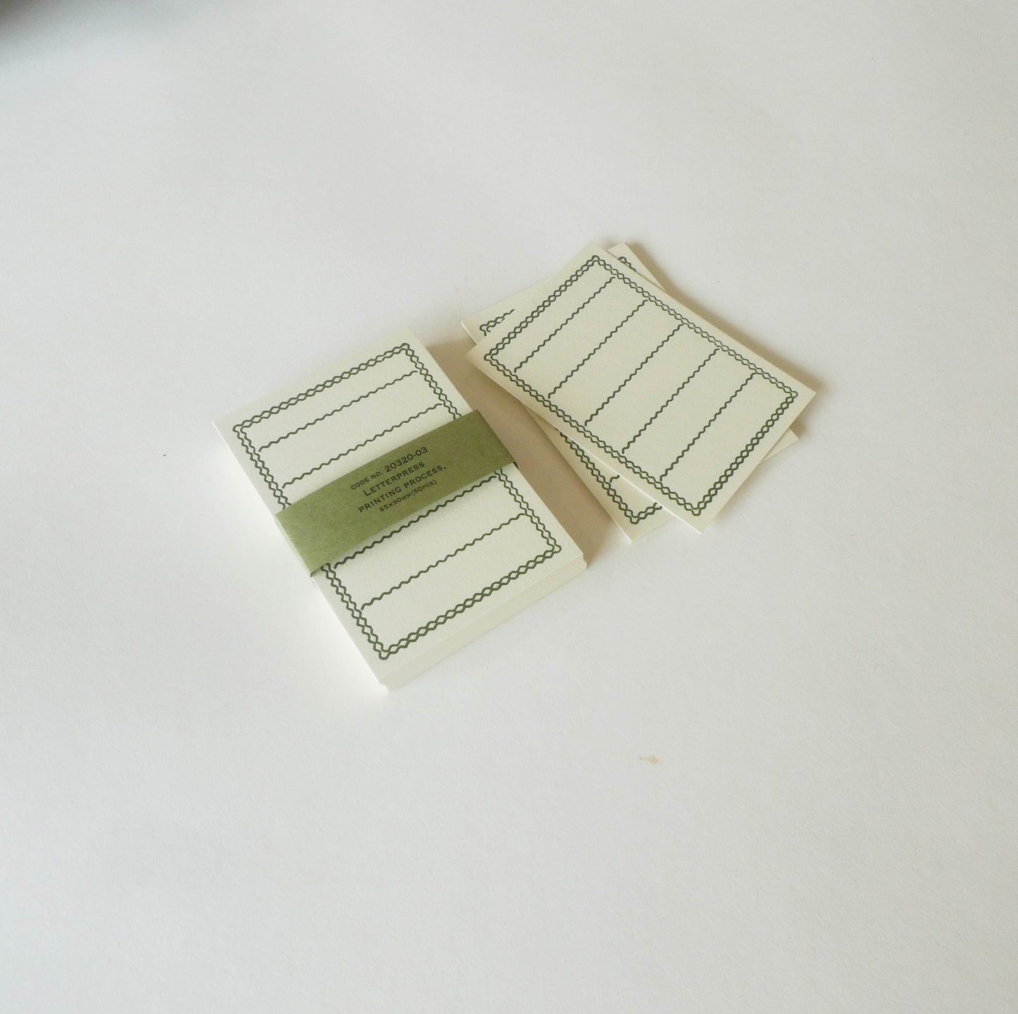 Classiky: Letterpress Memo Card