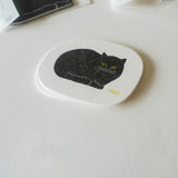 Tomotake x Classiky: Letterpress Cat Coaster