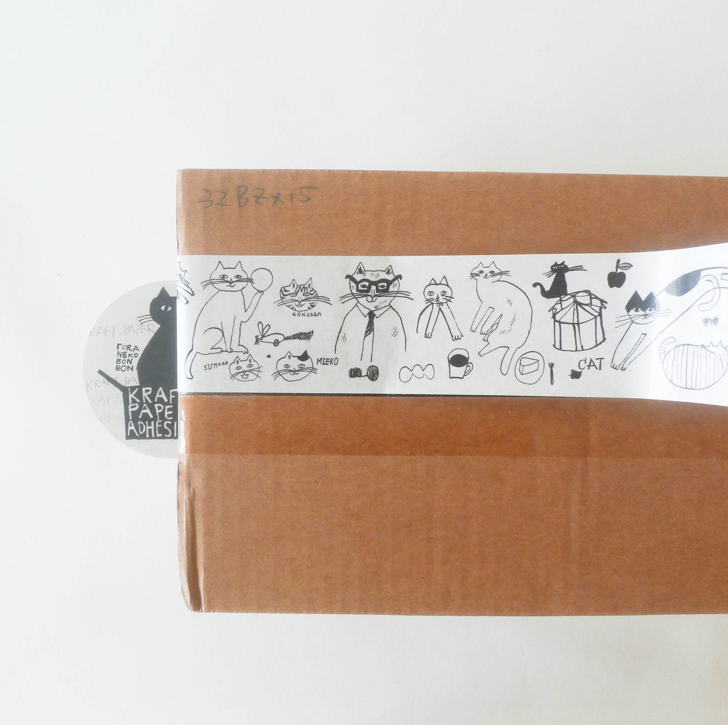 Toranekobonbon x Classiky: Kraft Paper Tape (Cats)
