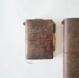 TRAVELER'S Notebook (Passport Size) Starter Kit in BROWN