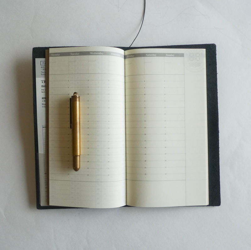 018 Refill Free Diary - Weekly Vertical (Regular Size)