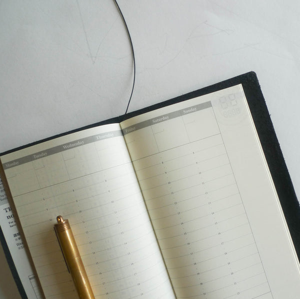 018 Refill Free Diary - Weekly Vertical (Regular Size)