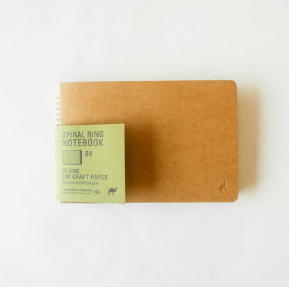 SPIRAL RING NOTEBOOK: Kraft Paper