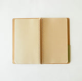 SPIRAL RING NOTEBOOK: Kraft Paper