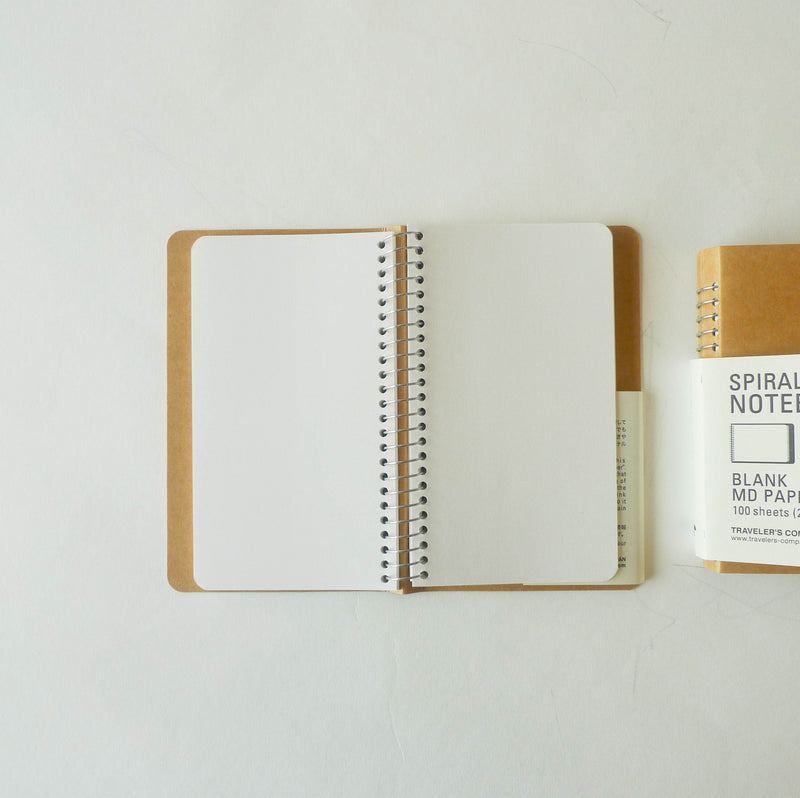 SPIRAL RING NOTEBOOK: MD White