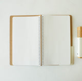 SPIRAL RING NOTEBOOK: MD White