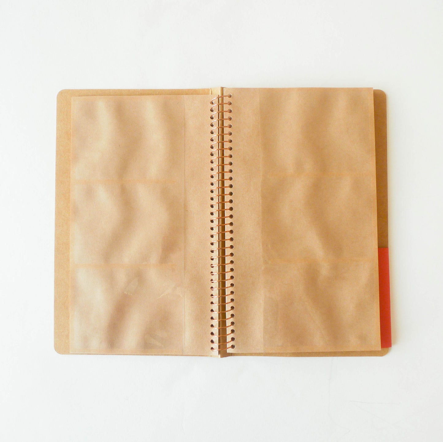 SPIRAL RING NOTEBOOK: Card File (A5 Slim)
