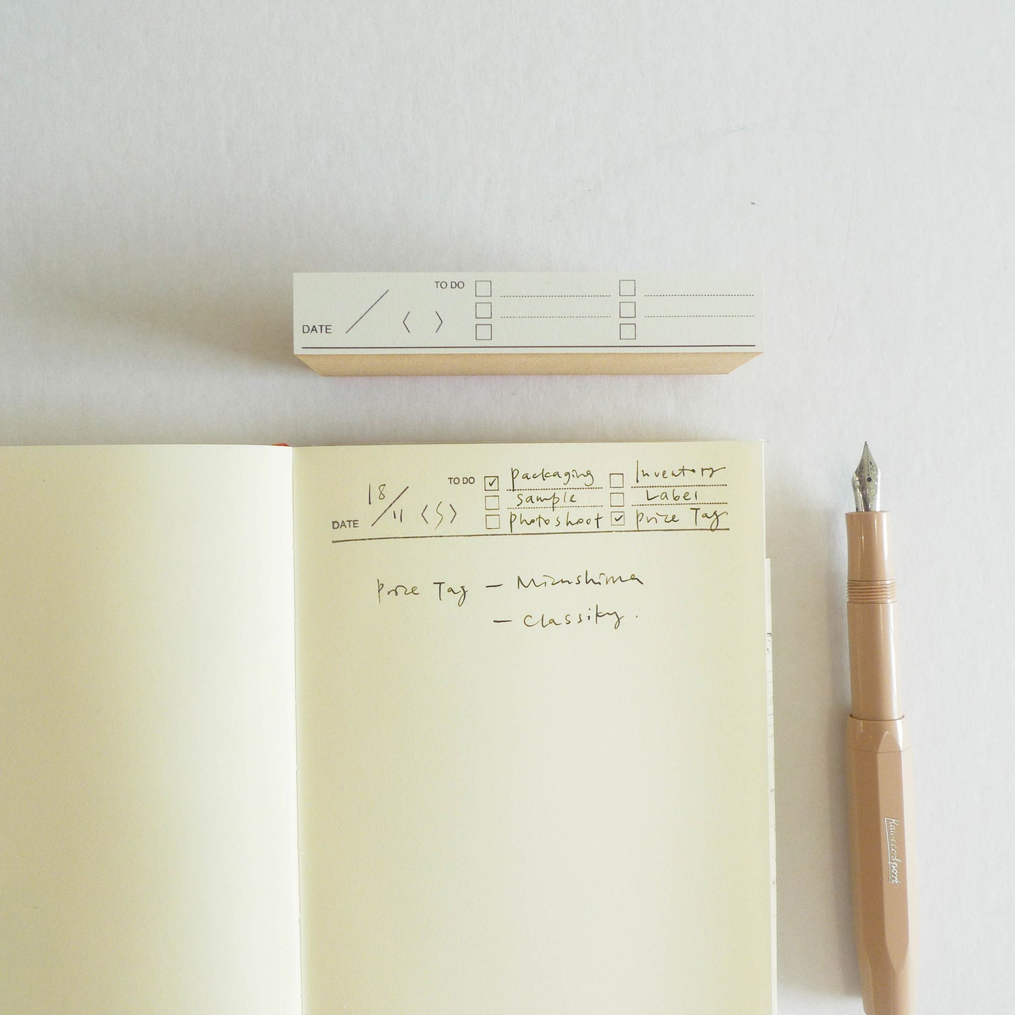 Mizushima: Stamp - Page Header