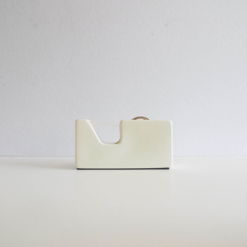 Classiky: White Porcelain Tape Dispenser