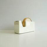 Classiky: White Porcelain Tape Dispenser