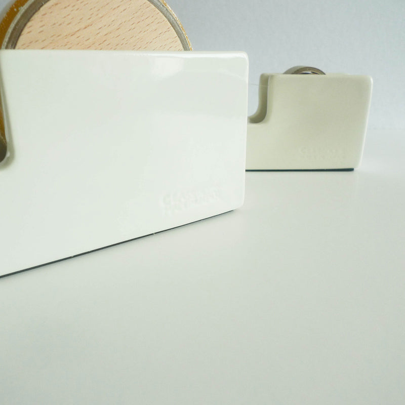 Classiky: White Porcelain Tape Dispenser