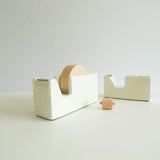 Classiky: White Porcelain Tape Dispenser