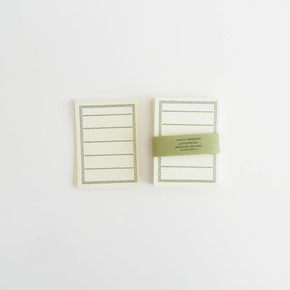 Classiky: Letterpress Memo Card