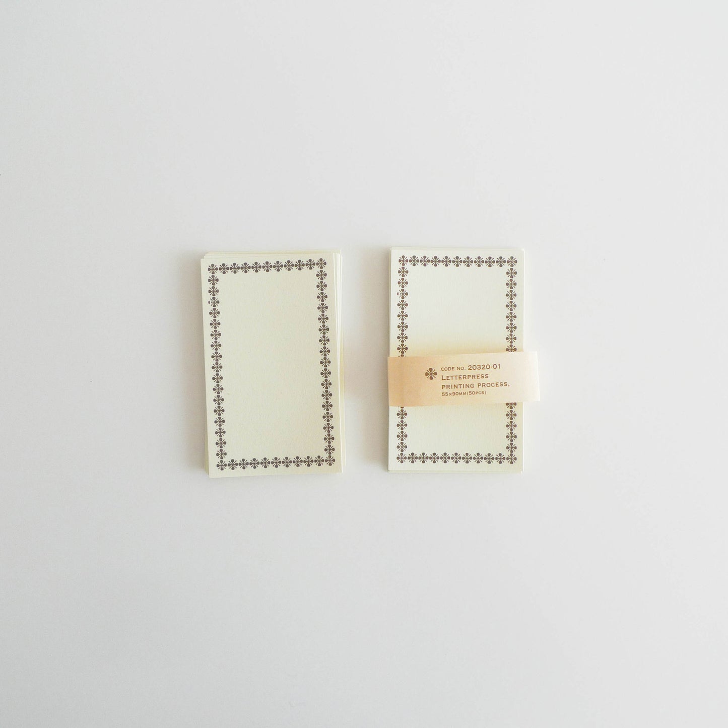 Classiky: Letterpress Memo Card