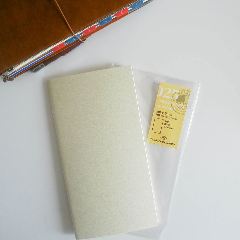 025 Refill MD Paper Cream Notebook (Regular Size)