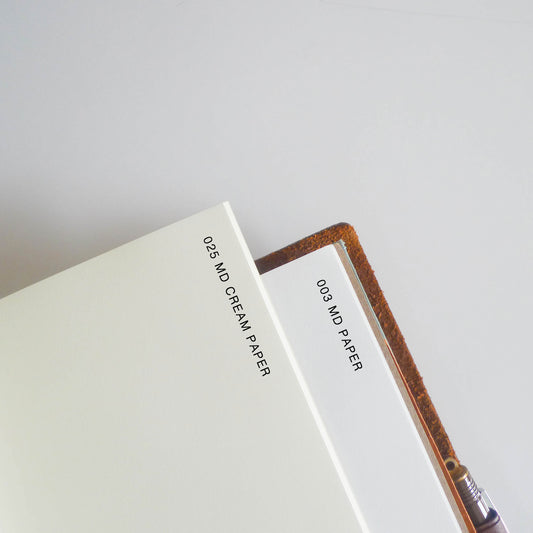 025 Refill MD Paper Cream Notebook (Regular Size)