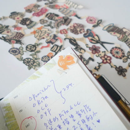 Mihoko Seki x Classiky: Water-activated Cut-out Stickers