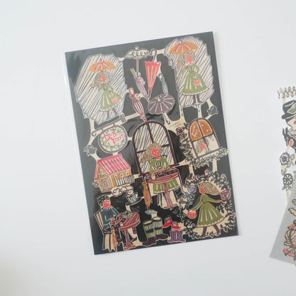 Mihoko Seki x Classiky: Water-activated Cut-out Stickers