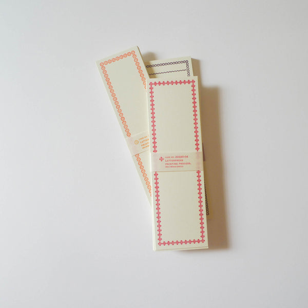 Classiky: Letterpress Folded Memo Card