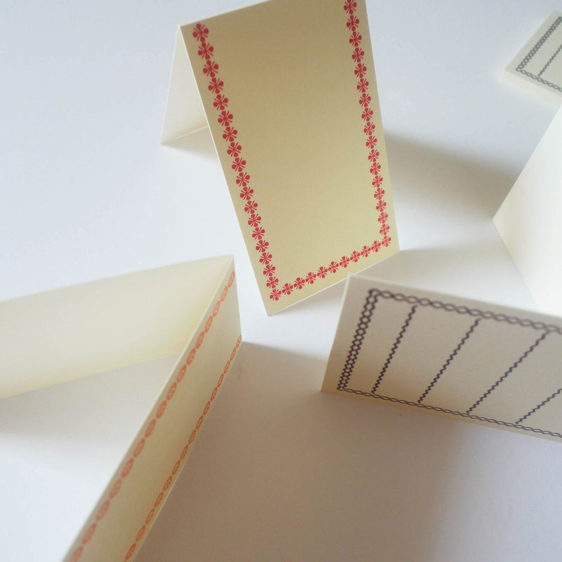 Classiky: Letterpress Folded Memo Card