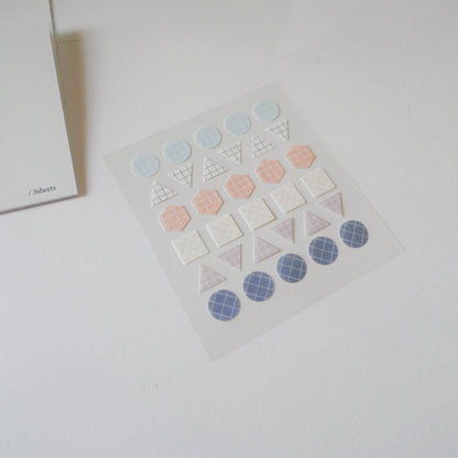 Suatelier: Gridded Geometric Stickers