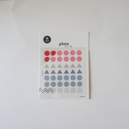 Suatelier: Plain Geometric Stickers (S)