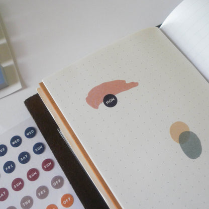 Suatelier: Plain Geometric Stickers (Weekly)