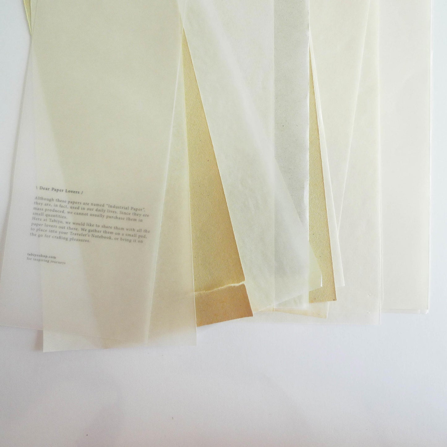 Tabiyo: “Dear Paper Lovers” Paper Pad v2