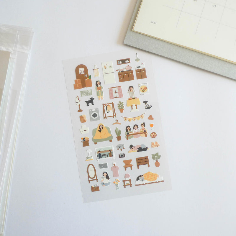 Suatelier Stickers: Vlog Home