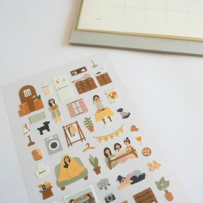 Suatelier Stickers: Vlog Home