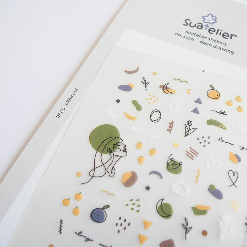 Suatelier Stickers: Deco Drawing