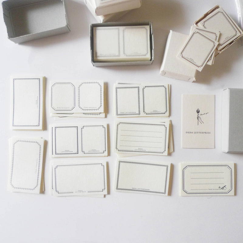 Oeda: Letterpress Label Sticker Box Set