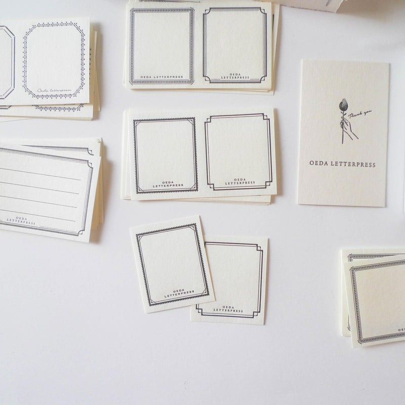 Oeda: Letterpress Label Sticker Box Set