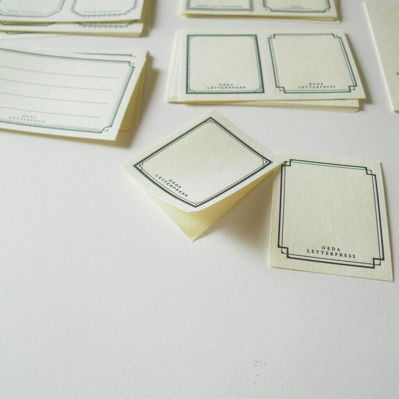 Oeda: Letterpress Label Sticker Box Set