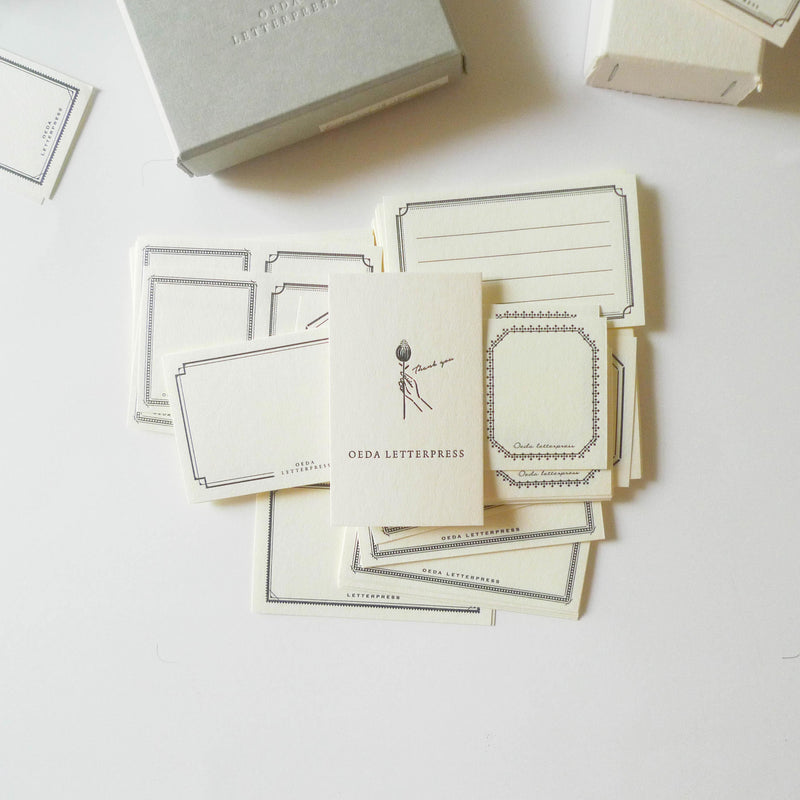 Oeda: Letterpress Label Sticker Box Set