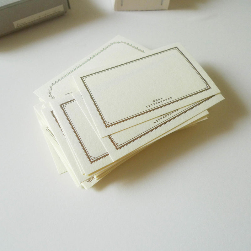 Oeda: Letterpress Label Sticker Box Set