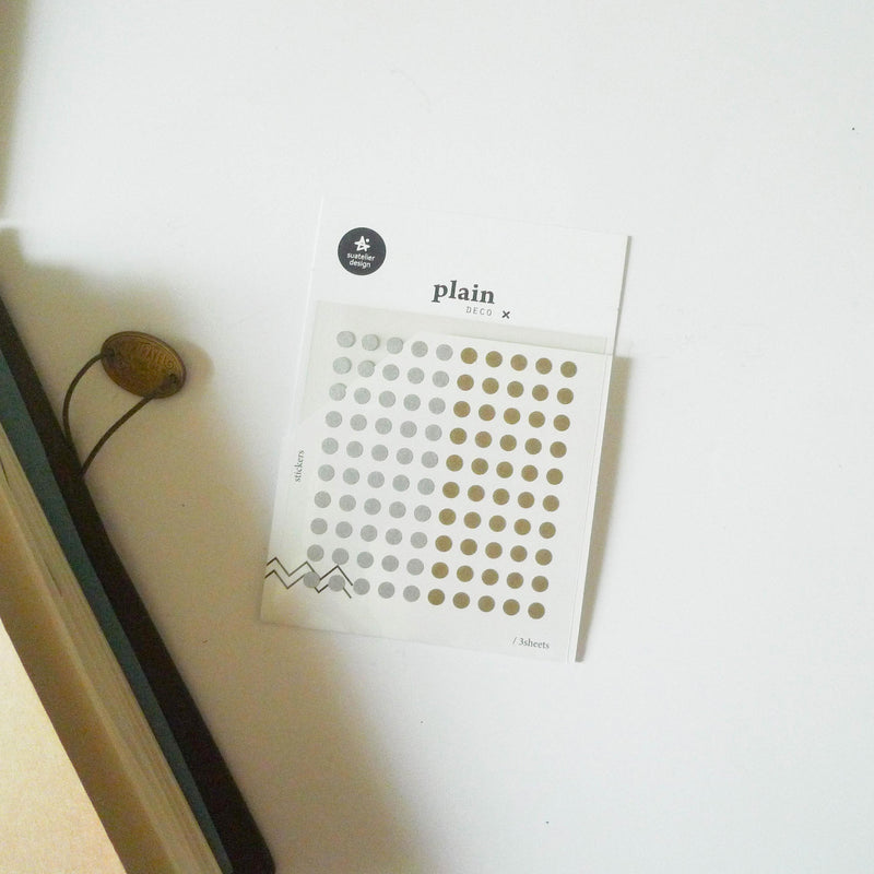Suatelier: Plain Round Stickers (XS)