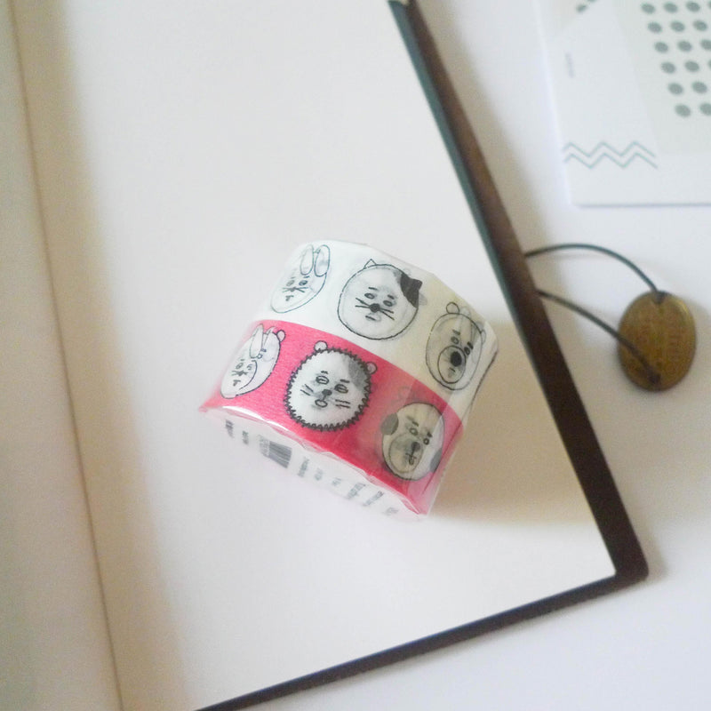 Sennokoto x Classiky Washi Tape: Face Set of 2