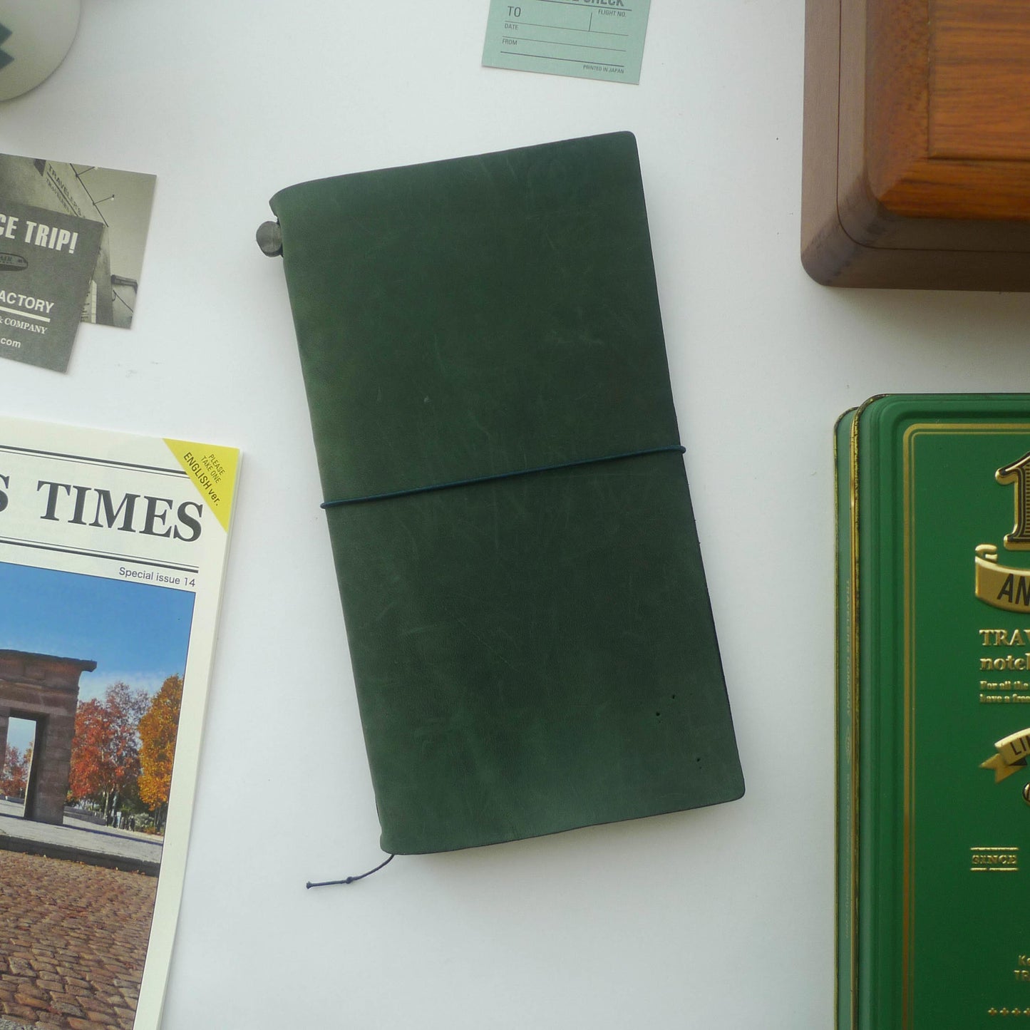 TRAVELER'S notebook (Regular Size) Starter Kit in BLUE