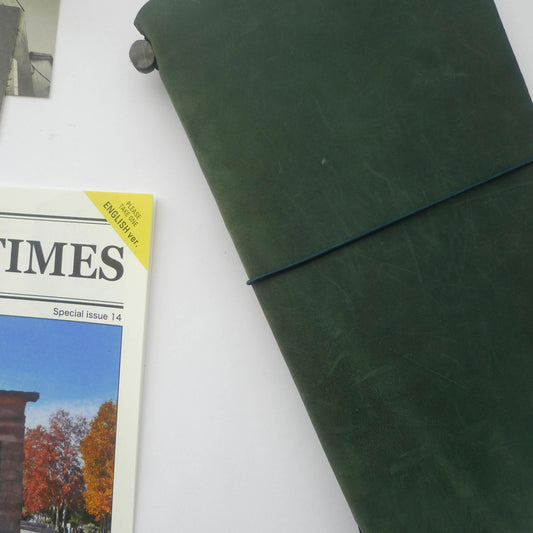 TRAVELER'S notebook (Regular Size) Starter Kit in BLUE