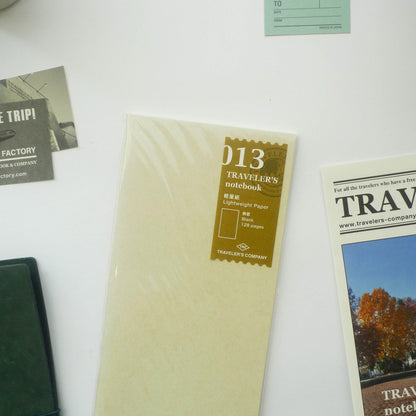 013 Refill Lightweight Paper Notebook (Regular Size)