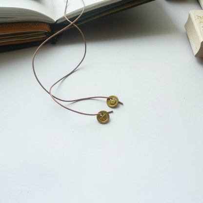 BK: Brass Mini Bookmark Charm - Trust the Process