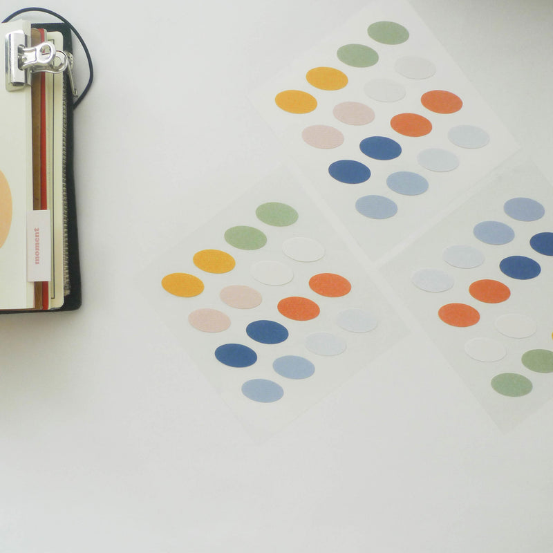 Suatelier: Plain Oval Stickers