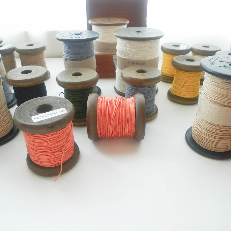 PaperPhine: Strong Paper Twine (Small Bobbins) - Coral