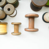 PaperPhine: Stained Wooden Vintage Bobbins