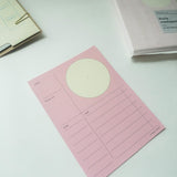 AK: Daily Memo Pad (Circle)