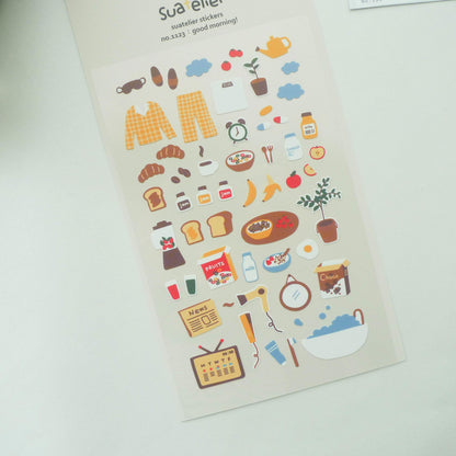 Suatelier Stickers: Good Morning!