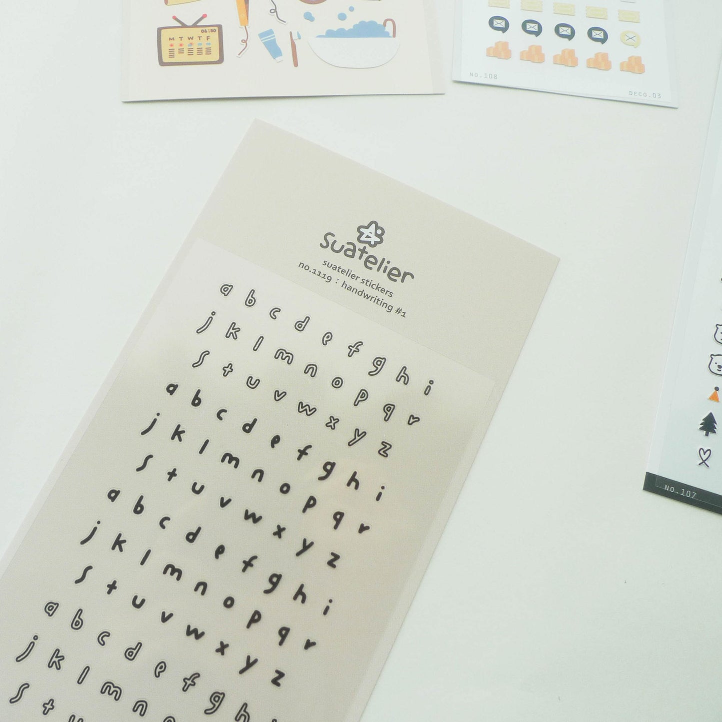 Suatelier Stickers: Handwriting