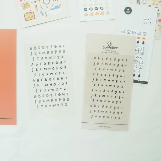 Suatelier Stickers: Handwriting